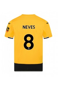 Wolves Ruben Neves #8 Fotballdrakt Hjemme Klær 2022-23 Korte ermer